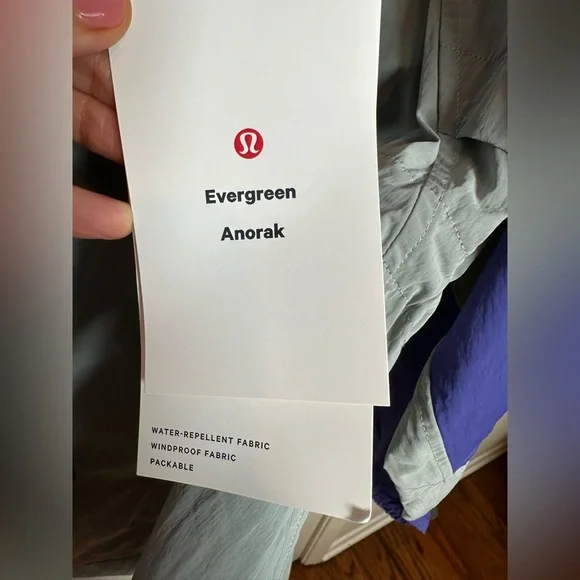 lululemon athletica Women's anorak in purple and Gray